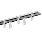 Szyna sufitowa 2-torowa Slim 160 cm srebrna aluminiowa Mardom