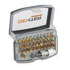 Zestaw bitów do wkrętarki PH, PZ, SL, H, TORX 32 szt. DEXTER