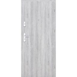 Drzwi wewnętrzne drewniane wejściowe Grafen Dąb Srebrny 90 Prawe otwierane na zewnątrz Nawadoor