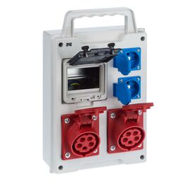 Rozdzielnica elektryczna z okablowaniem RS 1 / 4 6211 - 00 / 2 X 2P + Z 2 X 3P + N + Z 16A ELEKTRO-PLAST