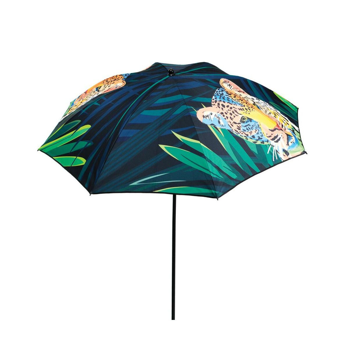 Parasol plażowy okrągły Tygrys 200x200 cm niebiesko-zielony Jumi