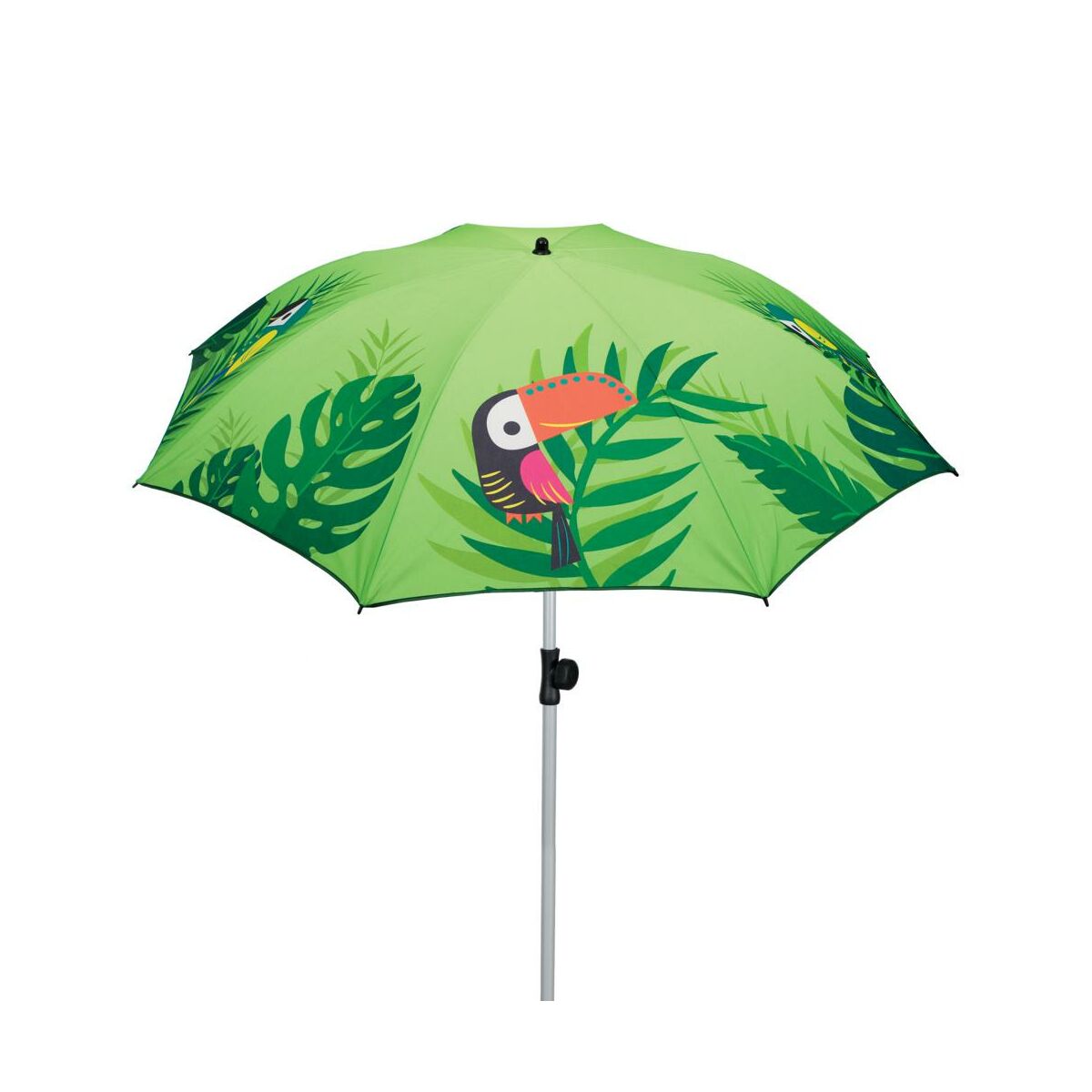 Parasol plażowy okrągły Papuga 200x200 cm zielony Jumi