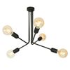Lampa sufitowa EKO czarna E27 ALDEX