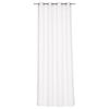 Zasłona gotowa AMINA kolor Biały 140 x 260 cm Kółka 170 g/m² INSPIRE