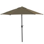 Parasol ogrodowy śr. 300 cm brązowy HAVANA