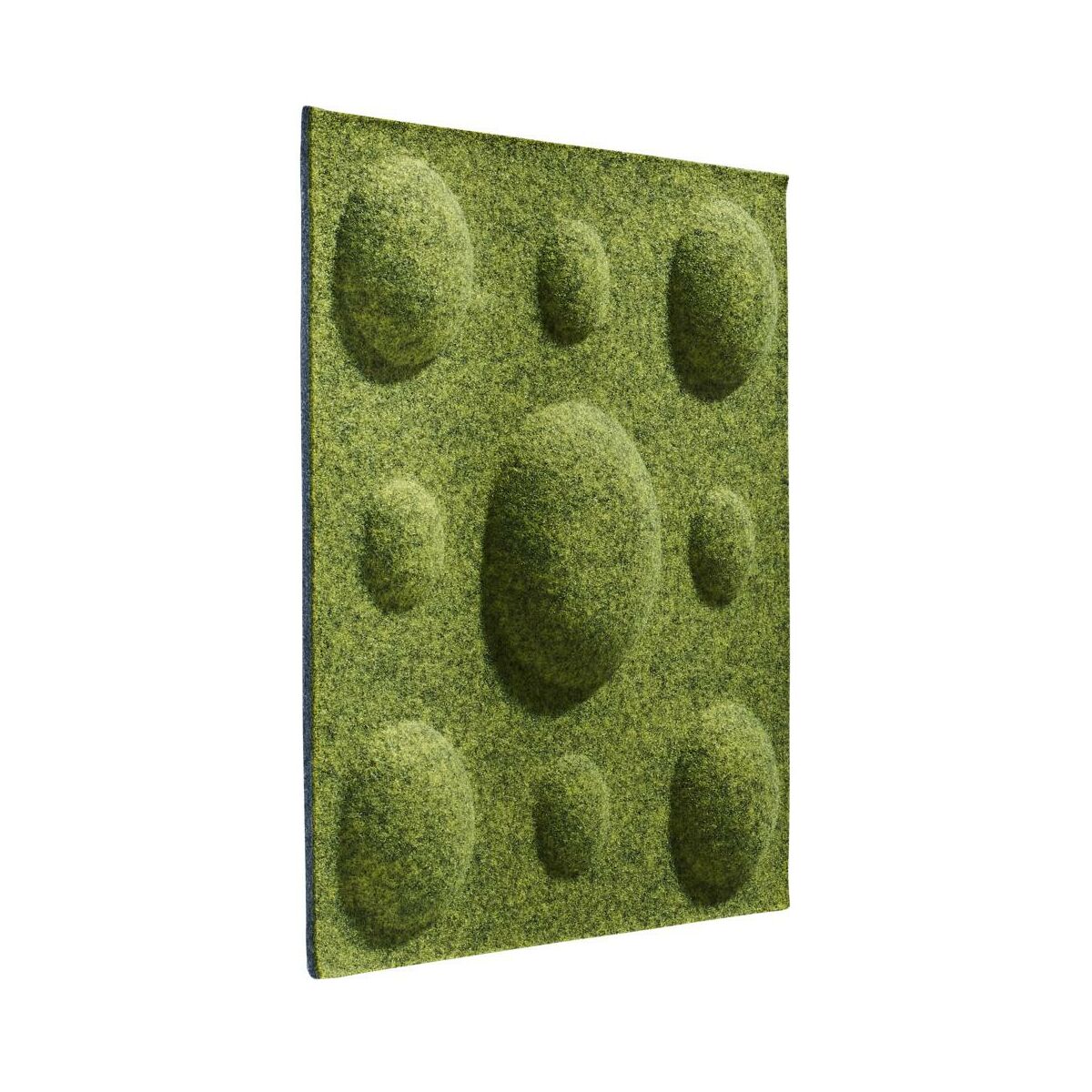 Panel ścienny 3D akustyczny filcowy dekoracyjny 30x30 cm Kwadrat z bąblami oliwkowy