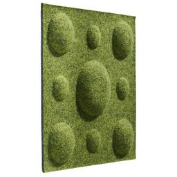 Panel ścienny 3D akustyczny filcowy dekoracyjny 30x30 cm Kwadrat z bąblami oliwkowy