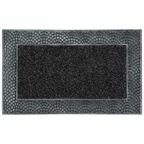 Wycieraczka zewnętrzna VIKING 45 x 75 cm gumowa szara INSPIRE