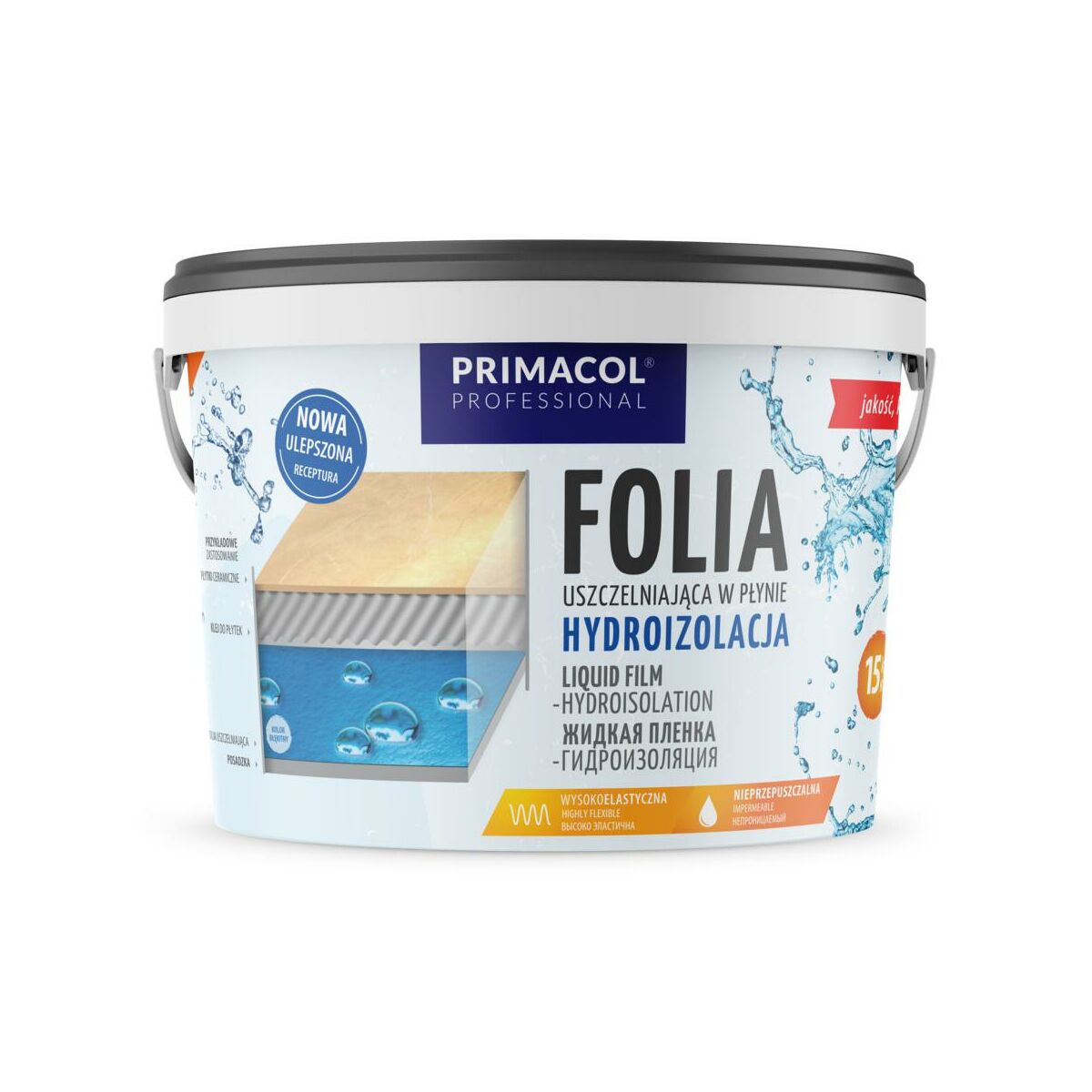Folia uszczelniająca w płynie 1.5 kg Primacol