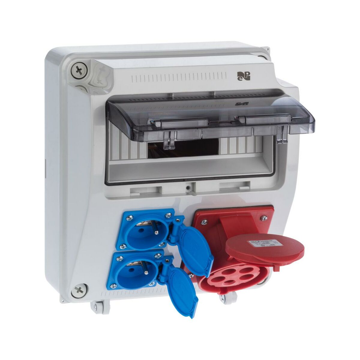 Rozdzielnica elektryczna z okablowaniem RS 1 / 9 6232 - 00 / 2 X 2P + Z 3P + N + Z 32A ELEKTRO-PLAST