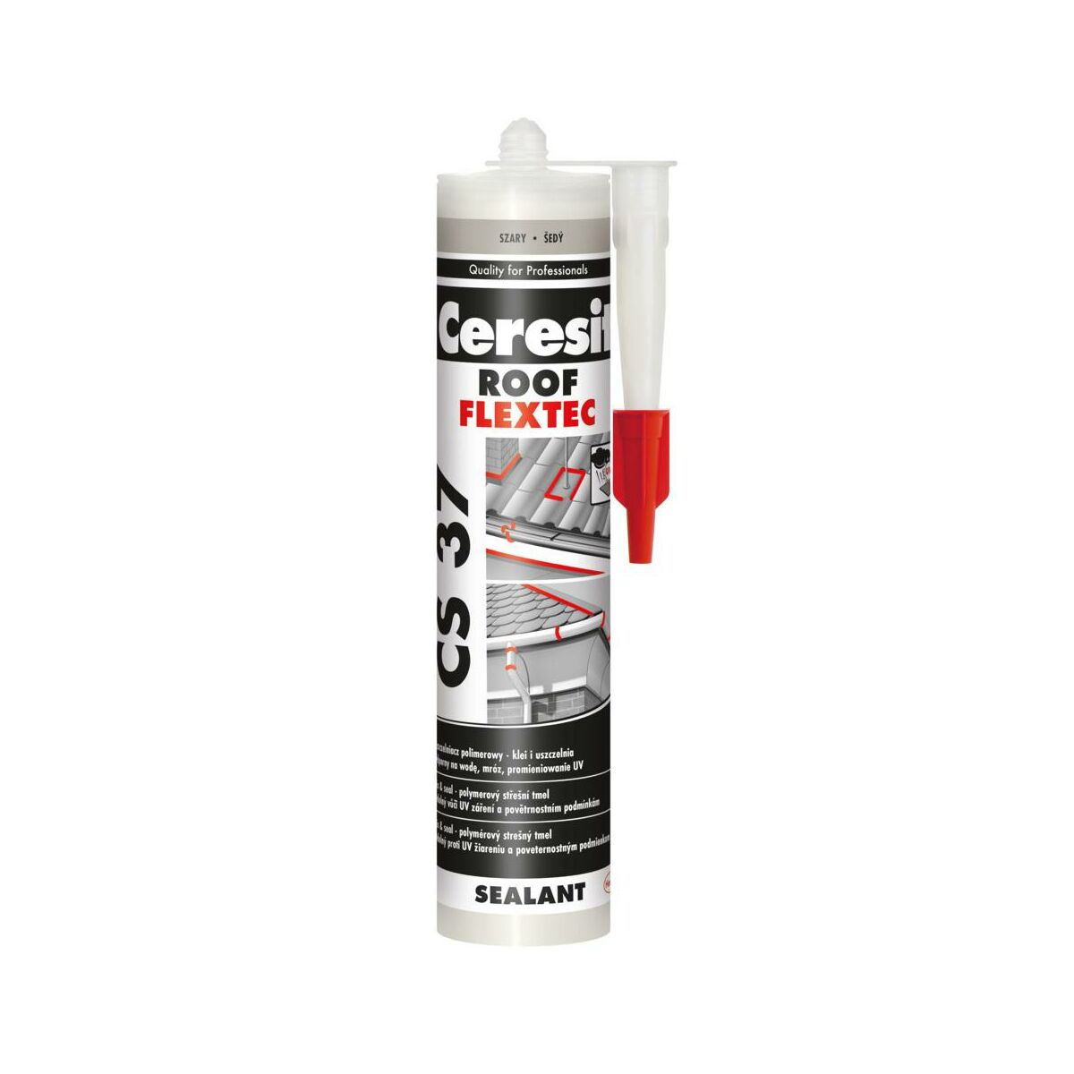 Uszczelniacz dekarski CS 37 Szary 280 ml Ceresit
