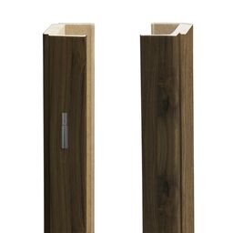 Baza lewa ościeżnicy regulowanej Dąb Catania ciemna 120 - 140 mm Tigre Kofano Classen