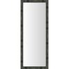 Lustro Marmer czarne 45 x 126 cm w drewnianej ramie