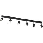Szyna z 6 reflektorkami TOP NEW czarna 6 x GU10 TK LIGHTING