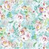 Okleina SUNLAND niebieska 45 x 150 cm w kwiaty