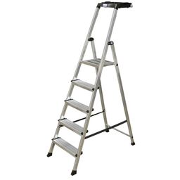 Drabina aluminiowa 5 stopni 1-stronna Secury Multigrip Krause