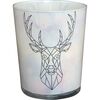 Świąteczna świeca w szkle GEOMETRIC DEER miód