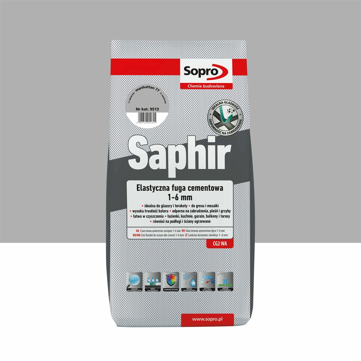 Fuga elastyczna Saphir Manhatan 77 3 kg Sopro