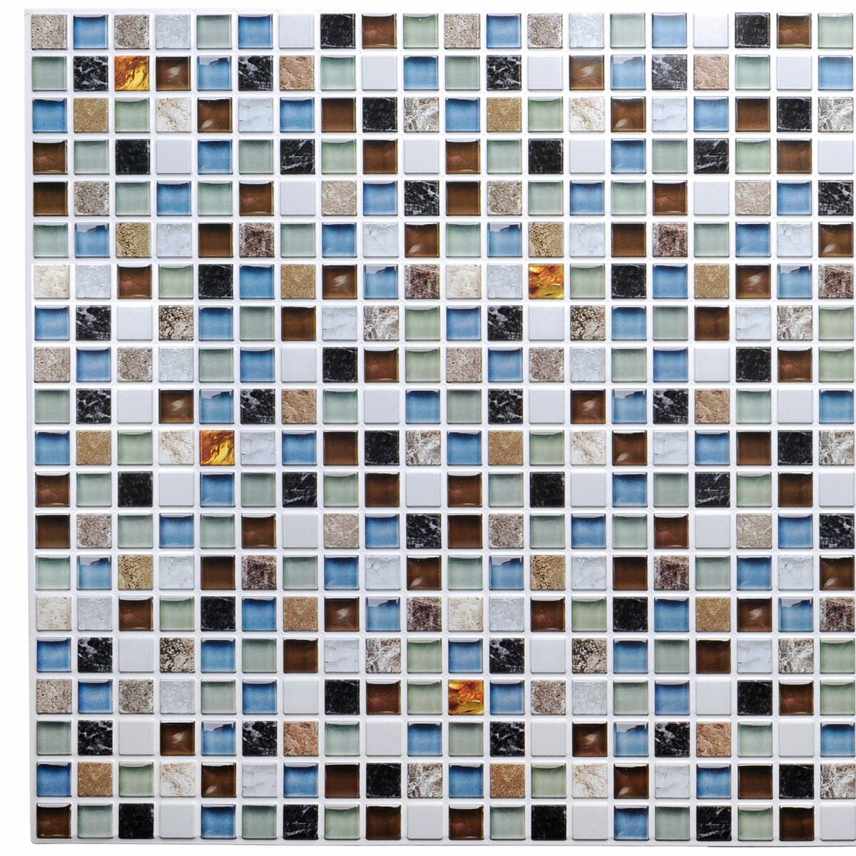 Panel ścienny PCV do kuchni i łazienki Mozaika Niebieska