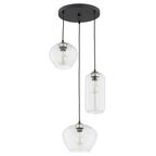 Lampa wisząca KALIMERA szklana 3 x E27 PREZENT