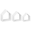 Zestaw 3 półek ściennych LODGE-SET BIAŁY 25 x 29 cm DOLLE