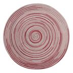 Podkładka na stół Lollipop okrągła śr. 38 cm różowa