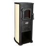 Piec opalany drewnem Concept beż 7kW FERRETTI
