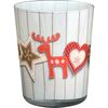 Świąteczna świeca w szkle NORDIC DECORATION cynamon