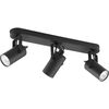 Listwa reflektorowa REDO czarna 3 x GU10 TK LIGHTING