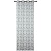 Zasłona gotowa TIRETS kolor Szary 140 x 245 cm Kółka 130 g/m²