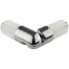 Łącznik kątowy do karnisza chrom 19 mm INSPIRE