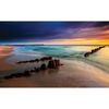 Fototapeta ZMIERZCH NA PLAŻY 208 x 146 cm