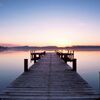Fototapeta PIER AT SUNRISE 254 x 366 cm