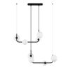 Lampa wisząca Ferrand czarno-biała 8 x G9 Italux