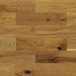 Podłoga drewniana deska trójwarstwowa Dąb 1-lamelowa lakier matowy gold 14 mm Barlinek