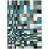 Dywan MIRAGE szary i niebieski 120 x 170 cm wys. runa 9 mm MULTI-DECOR