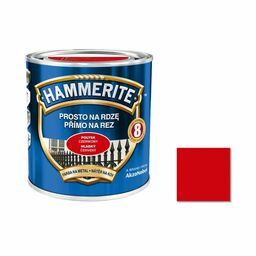 Farba antykorozyjna PROSTO NA RDZĘ 0.25 l Czerwony Połysk HAMMERITE