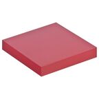 Półka ścienna KOMOROWA Czerwona lakierowana 23,5 x 23,5 cm SPACEO