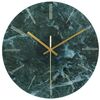 Zegar ścienny szklany MARBLE śr. 30 cm turkusowy
