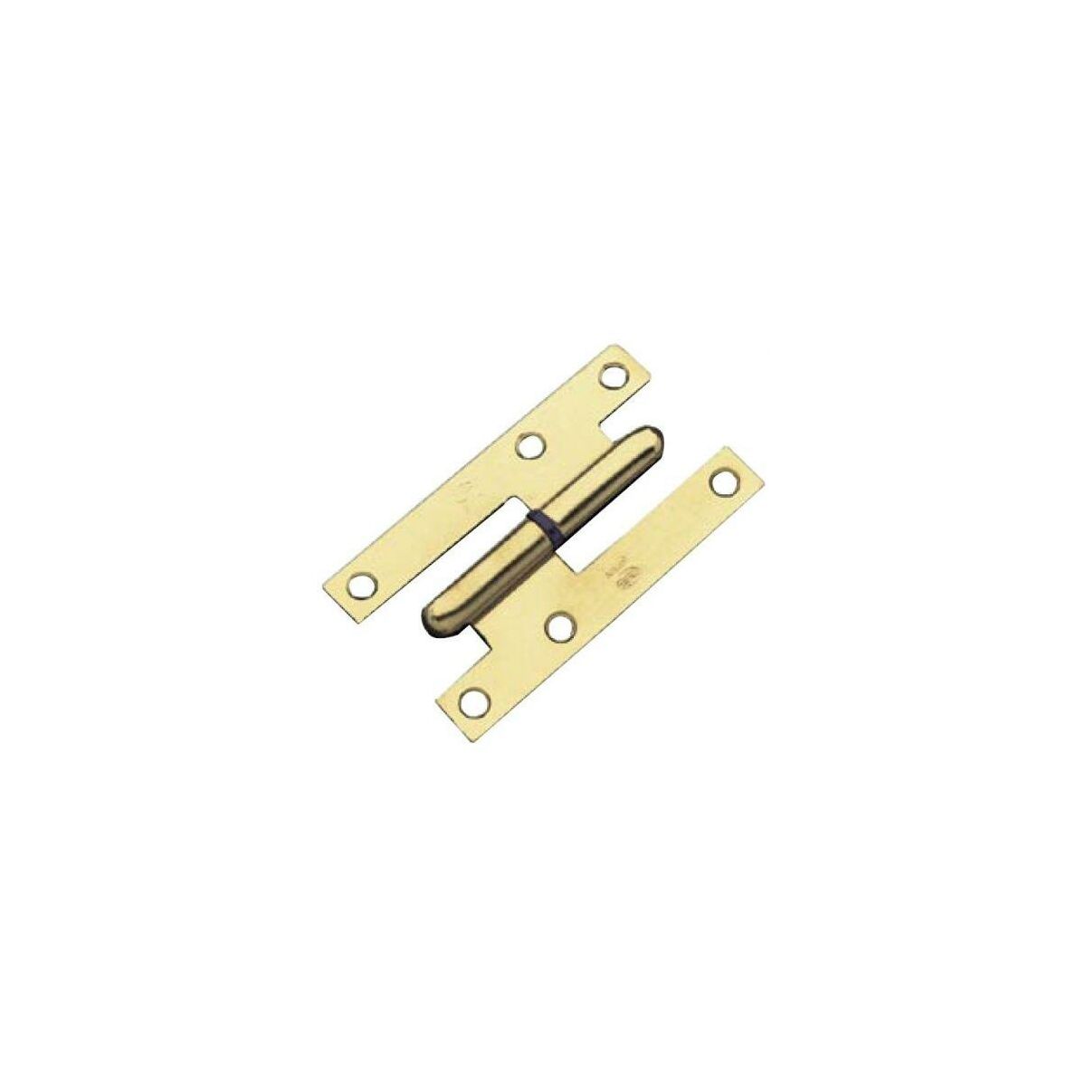 Zawias do drzwi 52x93 mm 1szt. lewy mosiądz