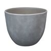 Doniczka ceramiczna 19 cm szara BARYŁKA
