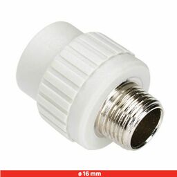 Złączka Z WTOPKĄ 16 mm x 1/2"