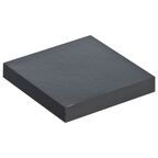 Półka ścienna KOMOROWA Czarny połysk 23,5 x 23,5 cm SPACEO