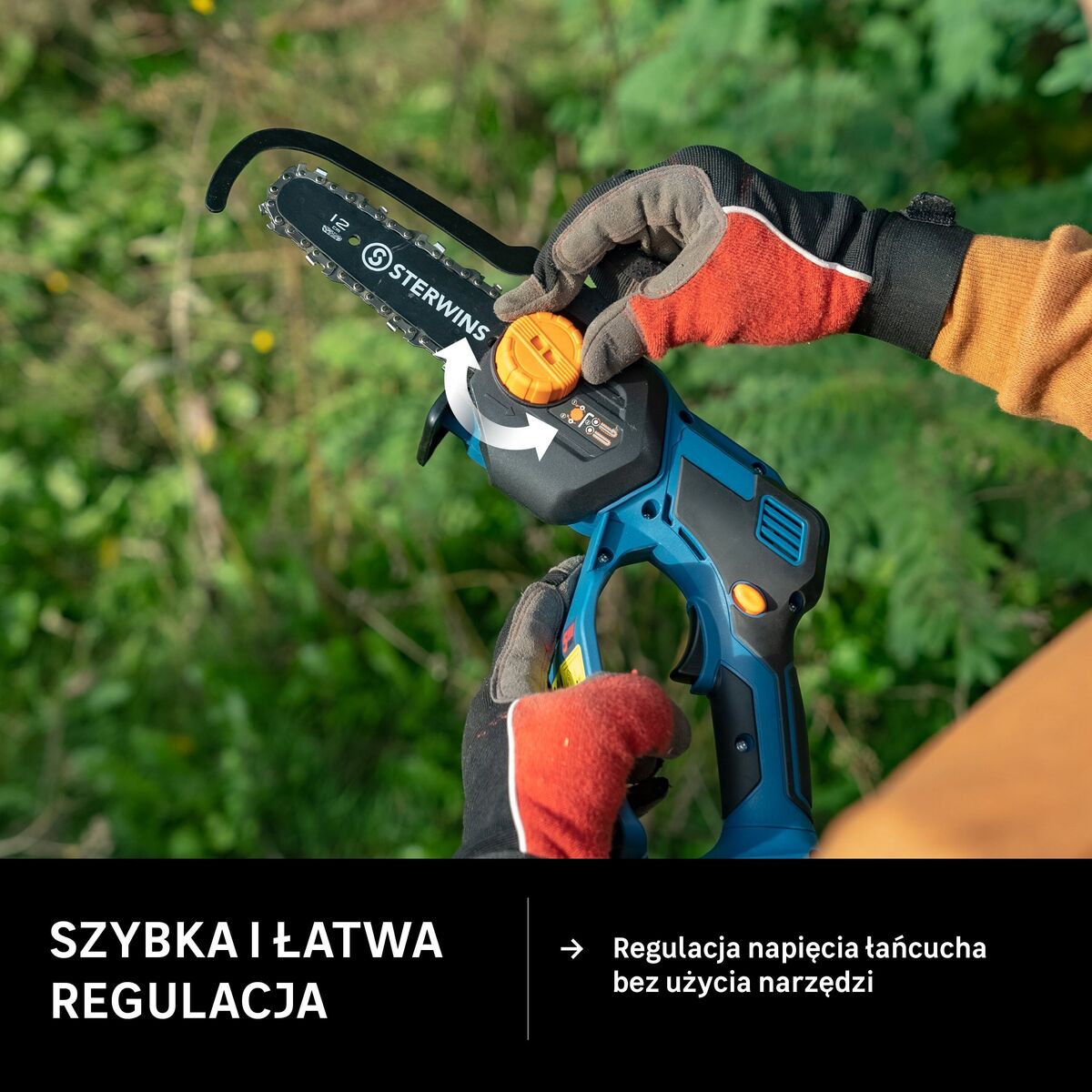 Piła łańcuchowa akumulatorowa 20VMS2-12.1A Sterwins