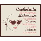 Obraz CZEKOLADA 43 x 53 cm