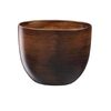 Doniczka ceramiczna 16 cm brązowa BARYŁKA EKO-CERAMIKA