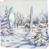 Torebka na prezenty WINTER VILLAGE 6 x 17 cm