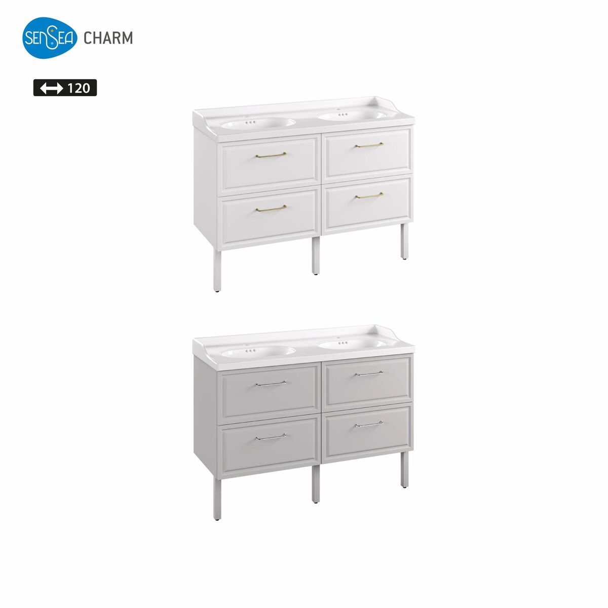 Szafka pod umywalkę Charm Grey 60 Sensea