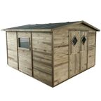 Domek narzędziowy KIER szer. 333 x gł. 327 x wys. 218 cm STELMET