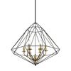 Lampa wisząca MARESMO czarna 6 x E14 ITALUX